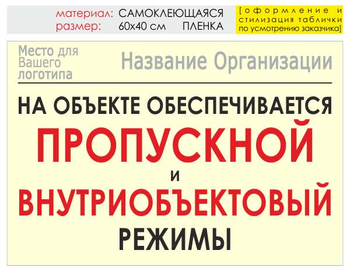 Информационный щит "режим" (пленка, 60х40 см) t17 - Охрана труда на строительных площадках - Информационные щиты - Магазин охраны труда и техники безопасности stroiplakat.ru